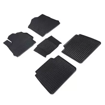 Коврики резиновые «Сетка» в салон для Toyota Camry VII (правый руль) 2012-2017