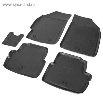 Коврики салона RIVAL, Chevrolet Spark 2009-н.в., Ravon R2 2016-2020, 11006001