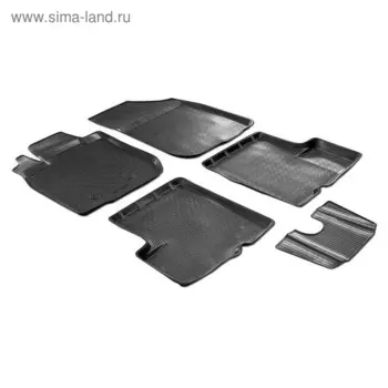 Коврики салона Rival для Renault Sandero Stepway HB 2014-2018-н.в., полиуретан, 5 шт, 14703003