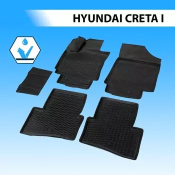 Коврики салона RIVAL, Hyundai Creta 2016-2021, 12310001