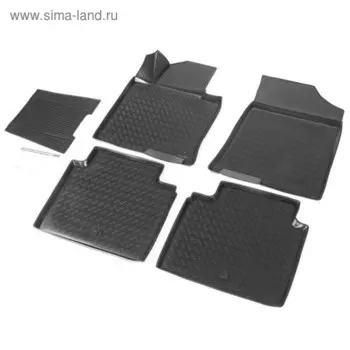 Коврики салона RIVAL, Kia Optima 2016-2020, Hyundai Sonata 2017-2019, 12807001