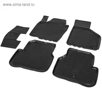 Коврики салона RIVAL, Volkswagen Passat 2010-2015, 15803001
