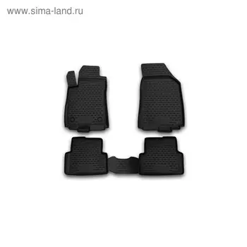 Коврики в салон CITROEN C4, 2011-2016 4 шт. (полиуретан)