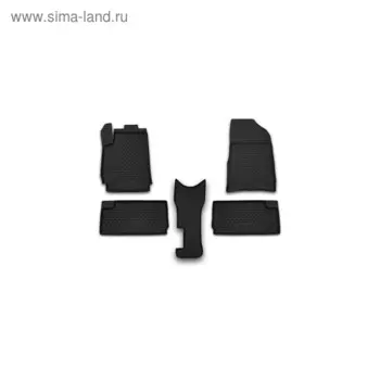 Коврики в салон CITROEN Xsara Picasso 1999-2016, 5 шт. (полиуретан)
