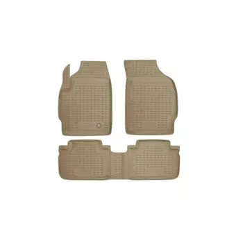 Коврики в салон для Ford Escape 2007-, 3 шт, цвет бежевый)
