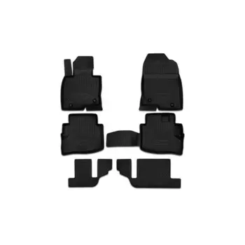 Коврики в салон для Mazda CX-9 2017-, кроссовер, 6 шт.