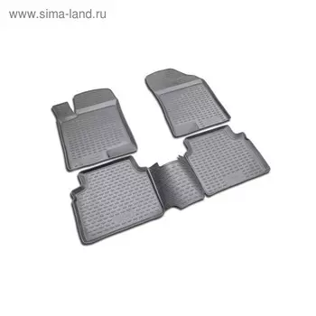 Коврики в салон HYUNDAI NF Sonata 2008-2016, 4 шт. (полиуретан)