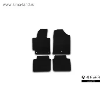 Коврики в салон Klever Econom HYUNDAI Elantra 2014-2016, сед., 4 шт. (текстиль)