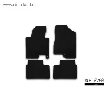 Коврики в салон Klever Econom KIA Ceed АКПП 2012-2016, хб., ун., 4 шт. (текстиль)