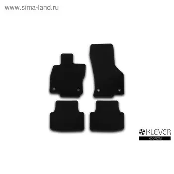 Коврики в салон Klever Econom SKODA Octavia 2013-2016, сед., 4 шт.(текстиль)