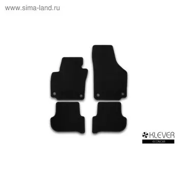 Коврики в салон Klever Econom SKODA Yeti 2009-2016, кросс., 4 шт. (текстиль)