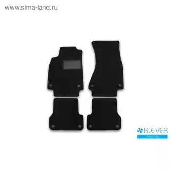 Коврики в салон Klever Premium AUDI A6 2015-2016, сед., ун., 4 шт. (текстиль)