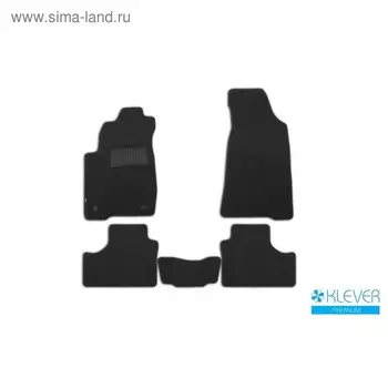 Коврики в салон Klever Premium CHEVROLET NIVA 2009-2016, кросс., 5 шт. (текстиль)