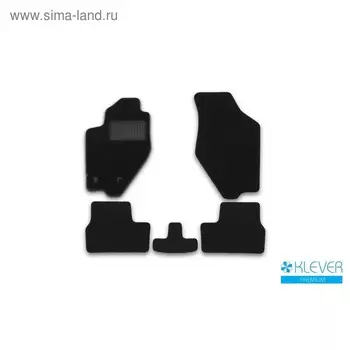 Коврики в салон Klever Premium Lada Kalina, Kalina || 2004-2013, 2013-, сед., хб., 5 шт.