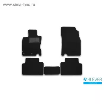 Коврики в салон Klever Premium NISSAN Qashqai 2014-2016, кросс., 5 шт. (текстиль)