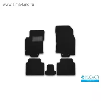 Коврики в салон Klever Premium NISSAN X-Trail 2014-2016, внед., 5 шт. (текстиль)
