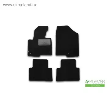 Коврики в салон Klever Standard Hyundai Santa Fe АКПП 2012-2016, кросс., 4 шт. (текстиль)