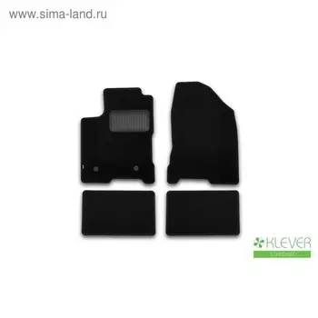 Коврики в салон Klever Standard LADA Vesta 2015-, сед., 4 шт. (текстиль)