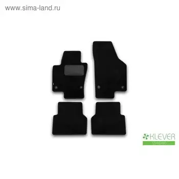 Коврики в салон Klever Standard Volkswagen Tiguan, 2007-2016, кросс., 4 шт. (текстиль)