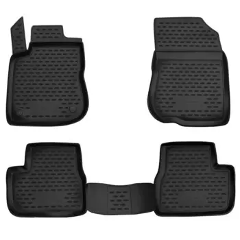 Коврики в салон PEUGEOT 208, 2013-2016 4 шт. (полиуретан)