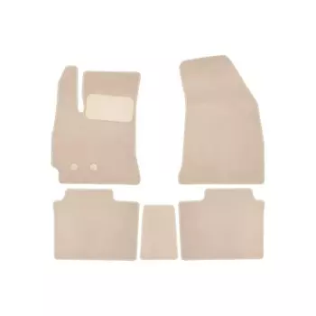 Коврики в салон Premium для Chery Arrizo 8 2023- седан, 5 шт. (текстиль, цвет бежевый)