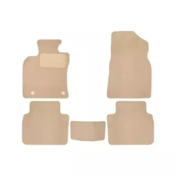 Коврики в салон Premium для Exeed TXL M32FL, 2021-, 5 шт. (текстиль, цвет бежевый)