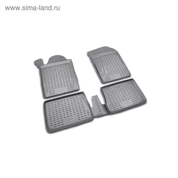 Коврики в салон RENAULT Symbol 2002-2016, 4 шт. (полиуретан)