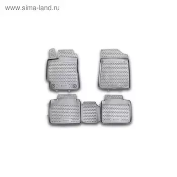 Коврики в салон TOYOTA Camry 2011-2014, 2014-2016, 2.5L /3.5L, 4 шт. (полиуретан)