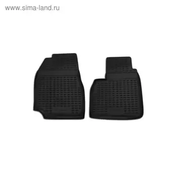 Коврики в салон TOYOTA Land Cruiser 100 1998-2007, 3 шт. (полиуретан, серые)