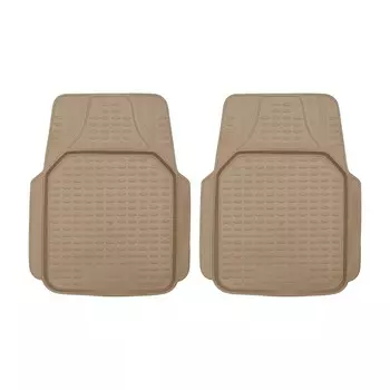 Коврики в салон универсальные Lider, 2 шт, цвет бежевый)