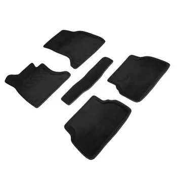 Коврики ворсовые 3D в салон для BMW 5 Ser E-60 2003-2010