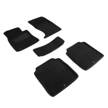 Коврики ворсовые 3D в салон для Genesis G90 I rest 2020-н.в.