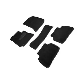 Коврики ворсовые 3D в салон для Mercedes-Benz CLS II (C218) Rest. 2014-2017