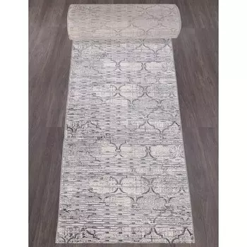 Ковровая дорожка Arda Mardan, размер 120x2500 см, цвет coken d.grey/k.grey
