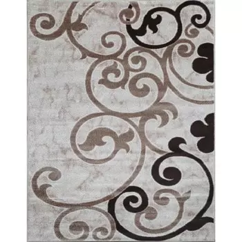 Ковровая дорожка AVRORA, размер 300x1660 см, дизайн beige/beige