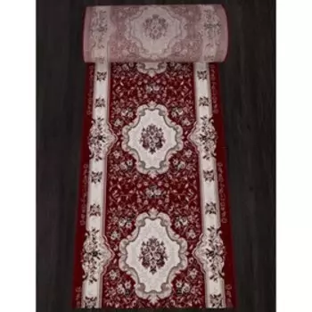 Ковровая дорожка Merinos Gavana, размер 150x3000 см, цвет red
