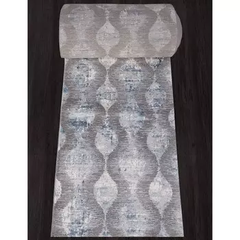 Ковровая дорожка Karmen Hali Armina, размер 80x2500 см, цвет blue/blue