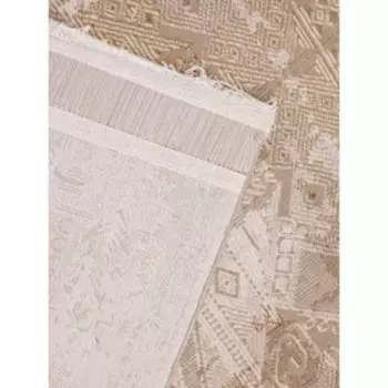 Ковровая дорожка Lissabon SI023B, размер 78x2500 см, цвет brown / brown