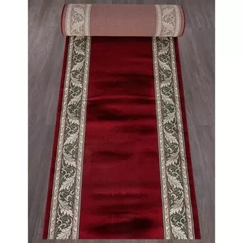 Ковровая дорожка Merinos Colizey, размер 100x2500 см, цвет red-green