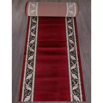 Ковровая дорожка Merinos Colizey, размер 120x2500 см, цвет red