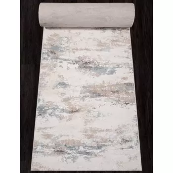Ковровая дорожка Merinos Naturel, размер 80x2500 см, цвет beige-blue