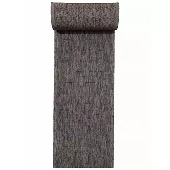Ковровая дорожка Merinos Viva, размер 80x3000 см, цвет d.gray-black