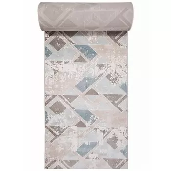 Ковровая дорожка Naturel D979, размер 120х2500 см, цвет beige-blue