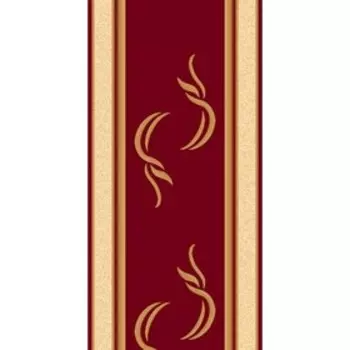 Ковровая дорожка Olympos a704, размер 100x2500 см, цвет red