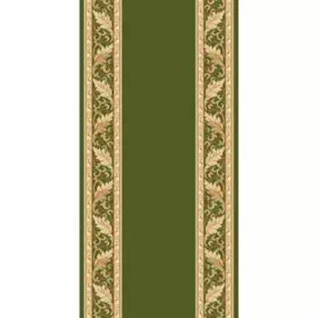 Ковровая дорожка Olympos d040, размер 120x2500 см, цвет green