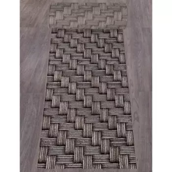 Ковровая дорожка Sierra D722, размер 70x3000 см, beige-brown 2