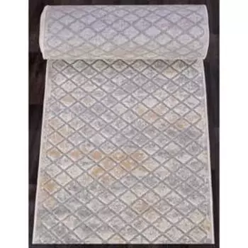 Ковровая дорожка Sigma 0406, 160x2500 см, цвет brown-beige