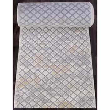 Ковровая дорожка Sigma 0406, размер 80x2500 см, цвет gray-beige