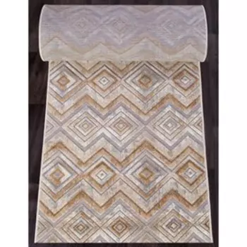 Ковровая дорожка Sigma 6271, размер 160x2500 см, цвет brown-beige