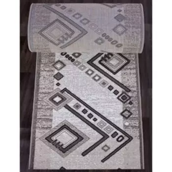 Ковровая дорожка Silver d188, размер 70x3000 см, gray